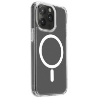 Puro Lite Mag MagSafe Silicone Case for iPhone 15 Pro - Transparent