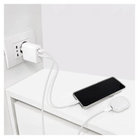 Puro Elektrik Puro 25W Power Delivery USB-A USB-C Wall Charger - White