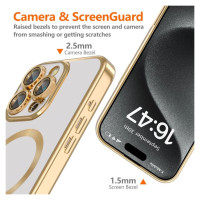 Tech-Protect MagFlex MagSafe iPhone 16 Pro Case - Gold