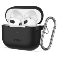 Tech-Protect Silicone Hook Case for Apple AirPods 3 - Black