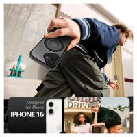 Tech-Protect MagRing MagSafe case for iPhone 16 - translucent
