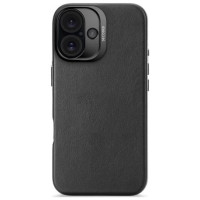 Decoded Leather Backcover with MagSafe for iPhone 16 - black