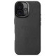 Decoded Leather Backcover with MagSafe for iPhone 16 - black
