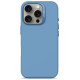 Decoded AntiMicrobial Silicone Backcover with MagSafe for iPhone 16 Pro - Blue