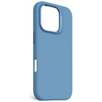 Decoded AntiMicrobial Silicone Backcover with MagSafe for iPhone 16 Pro - Blue