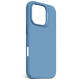 Decoded AntiMicrobial Silicone Backcover with MagSafe for iPhone 16 Pro - Blue