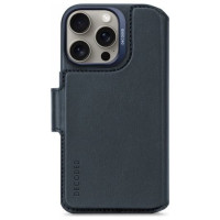 Decoded Leather Detachable Wallet MagSafe Case with Wallet for iPhone 16 Pro - Blue