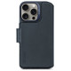 Decoded Leather Detachable Wallet MagSafe Case with Wallet for iPhone 16 Pro - Blue
