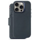 Decoded Leather Detachable Wallet MagSafe Case with Wallet for iPhone 16 Pro - Blue