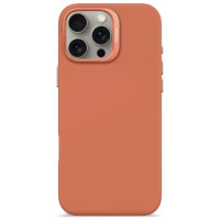 Decoded AntiMicrobial Silicone Backcover with MagSafe for iPhone 16 Pro Max - Orange