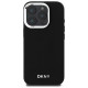 Dkny Plain Silver Logo MagSafe iPhone 16 Pro Case - Black