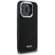 Dkny Plain Silver Logo MagSafe iPhone 16 Pro Case - Black