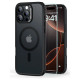 ESR Classic Hybrid Halolock MagSafe Case Set + Tempered Glass for iPhone 16 Pro Max - Semi-Transparent with Black Frame