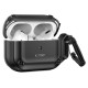Tech-Protect Rough Hook Case with Carabiner for Apple AirPods Pro 1 / 2 - Black