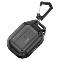 Tech-Protect Rough Hook Case with Carabiner for Apple AirPods Pro 1 / 2 - Black