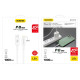 Dudao L6X USB-C - Lightning PD 20W 1m Cable - White