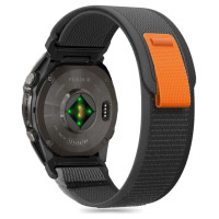 Tech-Protect Nylon Strap for Garmin Fenix 5X / 5X PLUS / 6X / 6X Pro / 7X / 8 (51MM) - Black