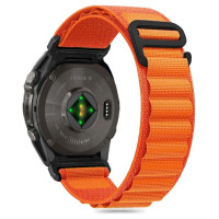 Tech-Protect Nylon Pro Strap for Garmin Fenix 5X / 5X PLUS / 6X / 6X Pro / 7X / 8 (51 MM) - Orange