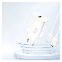 Dudao A27S 25W GaN USB-A Charger - Black