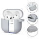 Tech-Protect Silicone Hook Case for AirPods 4 - Gray