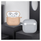 Tech-Protect Silicone Hook Case for AirPods 4 - Gray