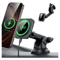 ESR Halolock Magnetic MagSafe QI2 15W Car Holder - Black