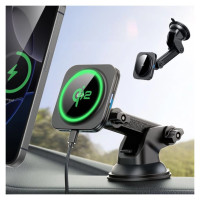 ESR Halolock Magnetic MagSafe QI2 15W Car Holder - Black