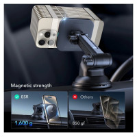 ESR Halolock Magnetic MagSafe QI2 15W Car Holder - Black