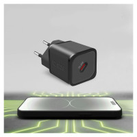 SBS TETRGAN1C20K 20W GaN USB-C Wall Charger with Power Delivery - Black