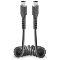 SBS TECABLETYPCCSK USB-C spiral cable - USB-C 0.5m - black