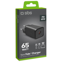 SBS TETRGAN1C65W 65W GaN Power Delivery Charger - Black