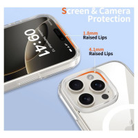 Tech-Protect Flexair Hybrid CC Magsafe iPhone 16 Pro Case - Clear