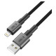 Tech-Protect UltraBoost DNA USB-A / Lightning cable 15W/2.4A 200 cm - gray