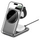 Tech-Protect QI15W-A42 3in1 Inductive Charger with MagSafe for Apple Devices - Gray
