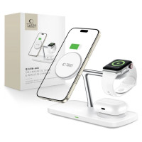 Tech-Protect QI15W-A45 3in1 Wireless Charger with MagSafe for Apple Devices - White