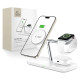 Tech-Protect QI15W-A45 3in1 Wireless Charger with MagSafe for Apple Devices - White