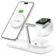 Tech-Protect QI15W-A45 3in1 Wireless Charger with MagSafe for Apple Devices - White