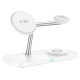 Tech-Protect QI15W-A45 3in1 Wireless Charger with MagSafe for Apple Devices - White
