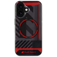Audi IML Sport MagSafe iPhone 16 6.1" black/black hardcase AUS-IMLMIP16-RSQ/D2-BK