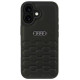 Audi Synthetic Leather iPhone 16 6.1" black/black hardcase AU-TPUPCIP16-GT/D2-BK