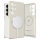 Tech-Protect Liquid Silicone MagSafe Case for Samsung Galaxy S25 Ultra - White