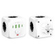 Tech-Protect PCL3x4 Power Strip, 2x USB-A, 2x USB-C, 3x AC Type Schuko - White