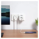 Tech-Protect PCL3x4 Power Strip, 2x USB-A, 2x USB-C, 3x AC Type Schuko - White
