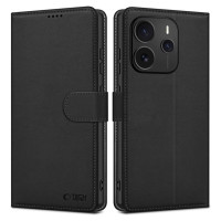 Tech-Protect Wallet Case for Xiaomi Redmi Note 14 5G - Matte Black