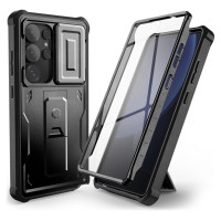 Tech-Protect Kevlar Cam+ Case for Samsung Galaxy S25 Ultra - Black