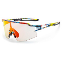 Rockbros Photochromic Cycling Glasses with UV Protection and Corrective Insert - Multicolor