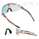 Rockbros Photochromic Cycling Glasses with UV Protection and Corrective Insert - Multicolor