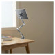 Wozinsky WTY0YS1 magnetic holder, 360° rotating, solid, for phone and tablet - gray