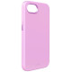 Puro Liquid Silicon Cover "ICON MAG PRO" with Magsafe, metal buttons and camera ring for iPhone 16E, pink