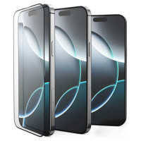 Tech-Protect Glass Fit+ 2-pack tempered glass for iPhone 16e / 14 / 13 Pro / 13 - black
